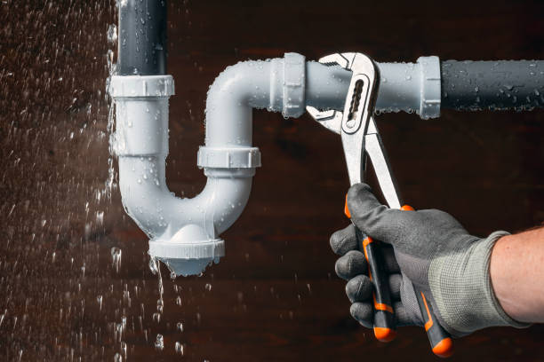 Professional Drain Cleaning technician working in Fairmont, NC